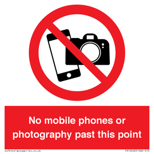 No mobile phones or photography past this point